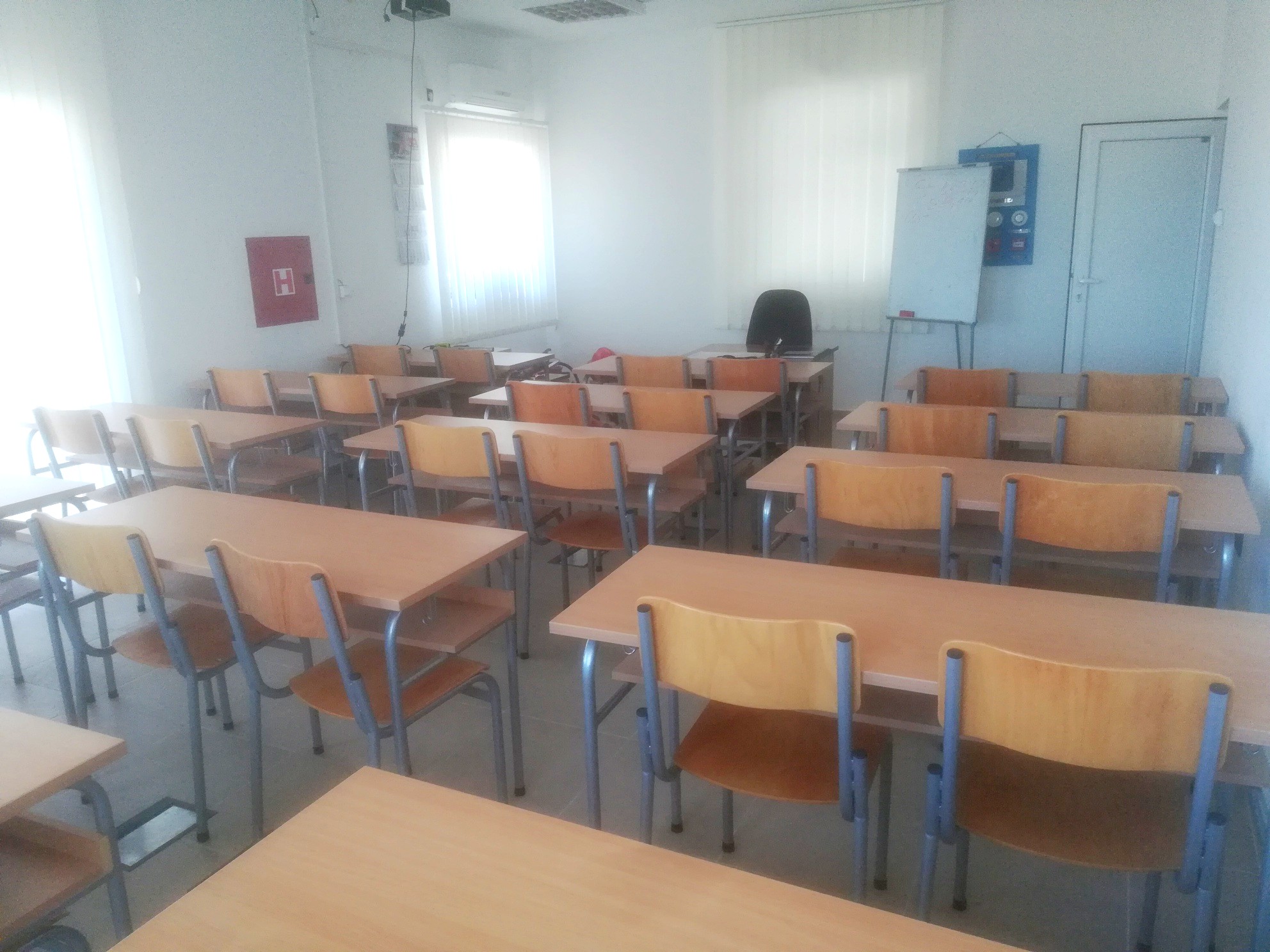 classroom inside building